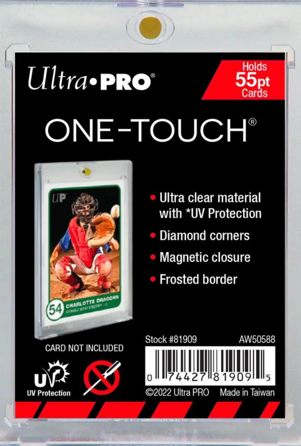 Ultra Pro - Clear 55pt Magnetic UV One-Touch Card Holder