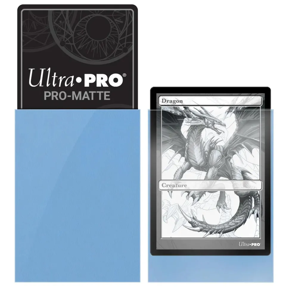 Ultra Pro - Light Blue Non-Glare Pro-Matte Standard Deck Protector Sleeves (50 Count)