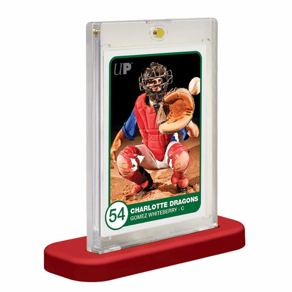 Ultra Pro - Red, White & Blue 35pt One-Touch Card Stand Assorted Colour 12-Pack