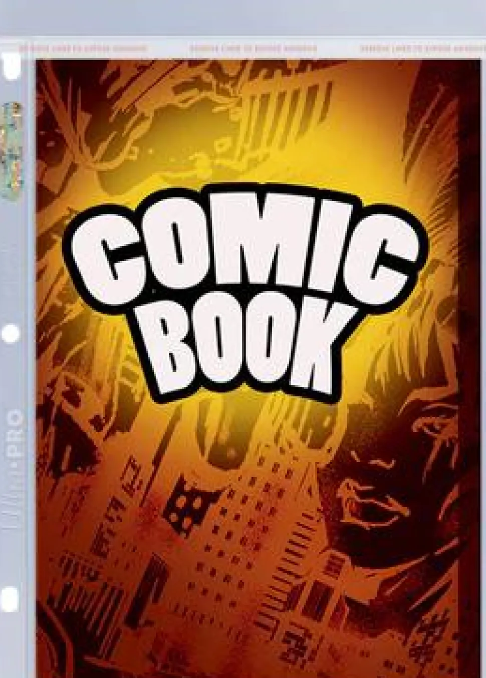 Ultra Pro - Ultra Clear Current & Silver Age 3-Ring Flexible Comic Book Page Sleeves Box (Display of 100)