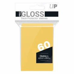 Ultra Pro - Yellow PRO-Gloss Small Deck Protector Sleeves (60 Count)