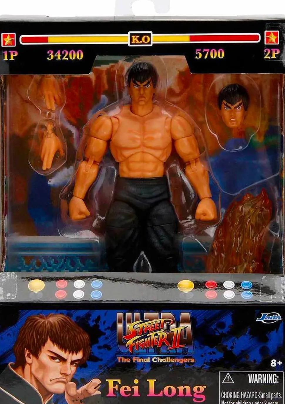 Ultra Street Fighter II: The Final Challengers - Fei Long 1/12th Scale Action Figure