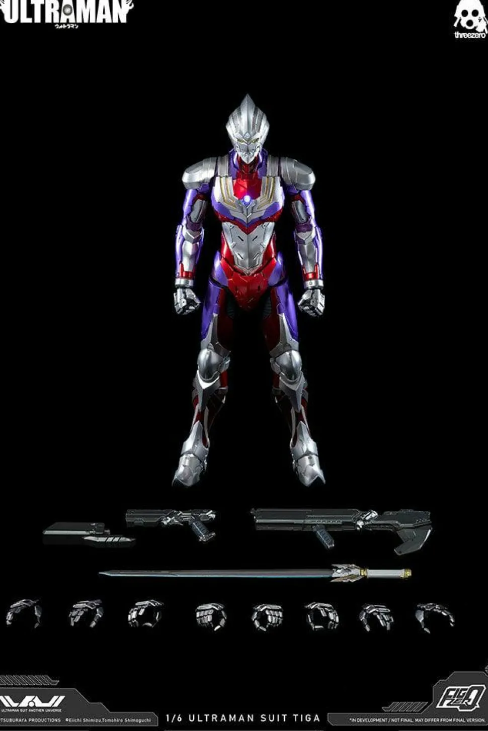 Ultraman - Ultraman Suit Tiga 1/6th Scale Action Figure (Int Sales Only)