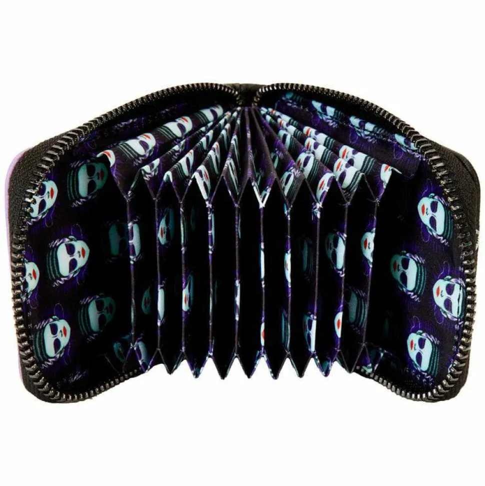 Universal Monsters - Bride of Frankenstein Neon Glow in the Dark 4" Faux Leather Accordion Wallet