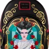 Universal Monsters - Bride of Frankenstein Stained Glass 10" Faux Leather Mini Backpack
