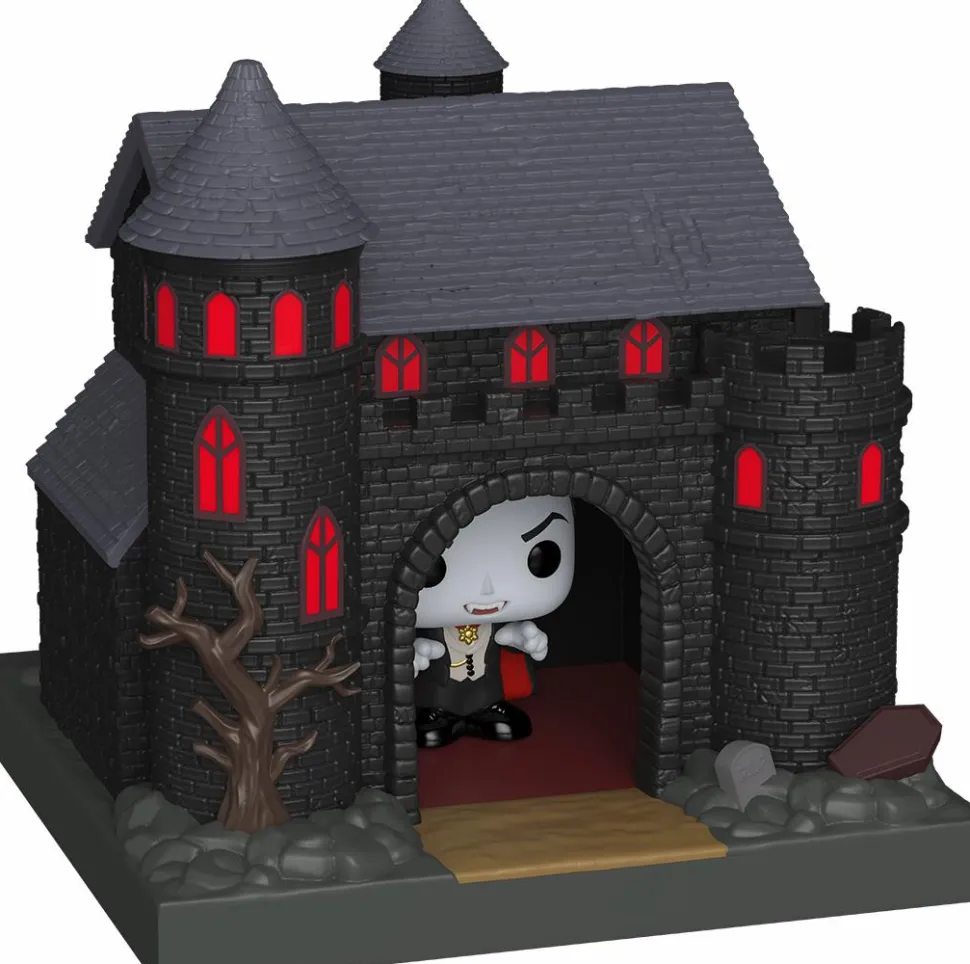 Universal Monsters - Dracula & Castle Bitty Pop! Town Vinyl Figure