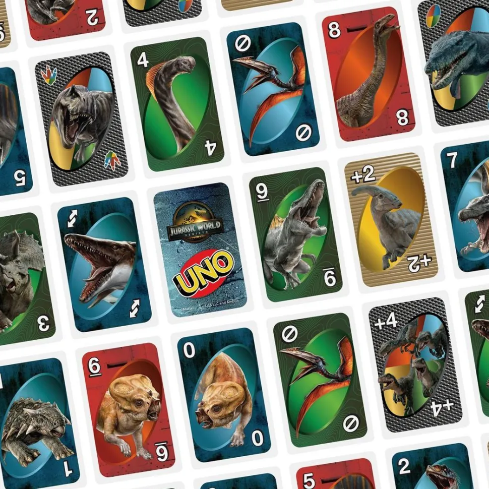 Uno - Jurassic World Rebirth Edition Card Game