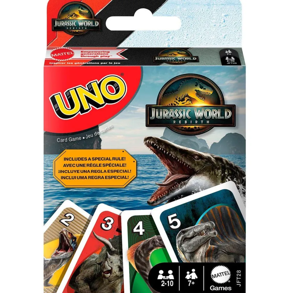 Uno - Jurassic World Rebirth Edition Card Game