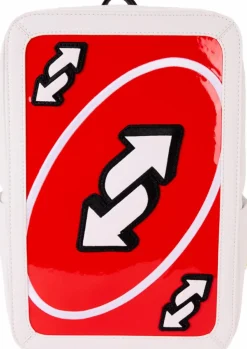 Uno - Reverse Card Lenticular 10" Faux Leather Mini Backpack