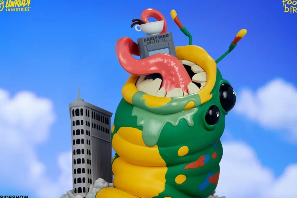 Unruly Industries - Wrath of Wormzilla 6” Vinyl Figure by Mike “Poopbird” Groves