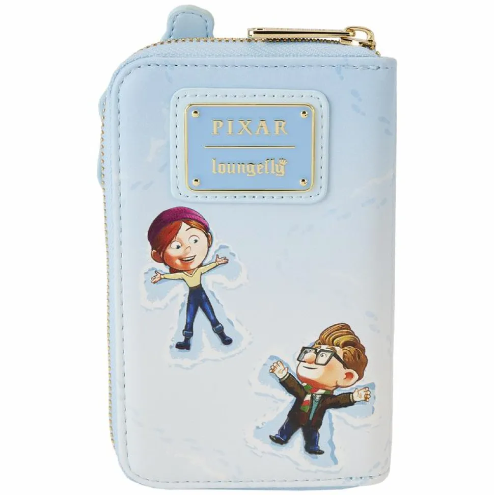 Up - House Holiday 4" Faux Leather Zip-Around Wallet