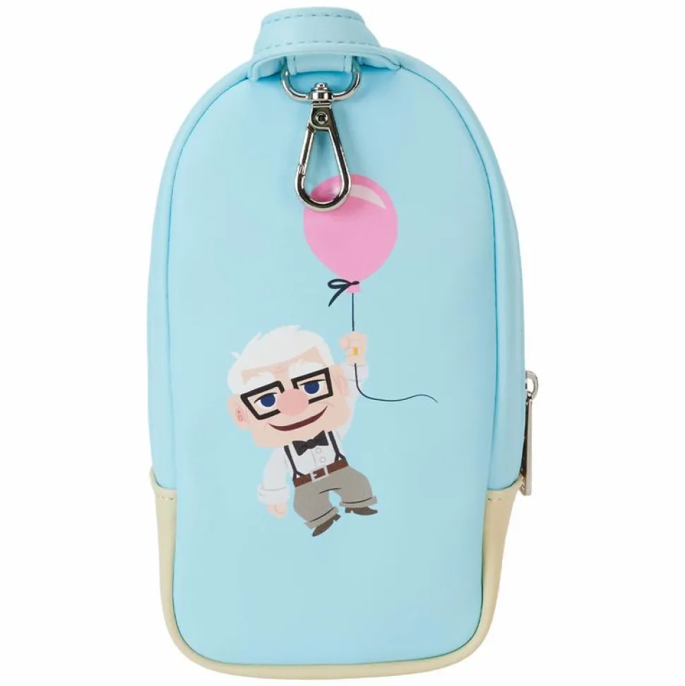 Up - 15th Anniversary Balloon House 8" Faux Leather Pencil Case