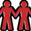 Us - Hands Across America Enamel Pin