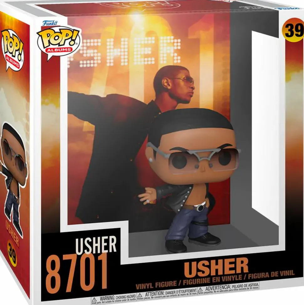 Usher - 8701 Pop! Albums Vinyl Figure
