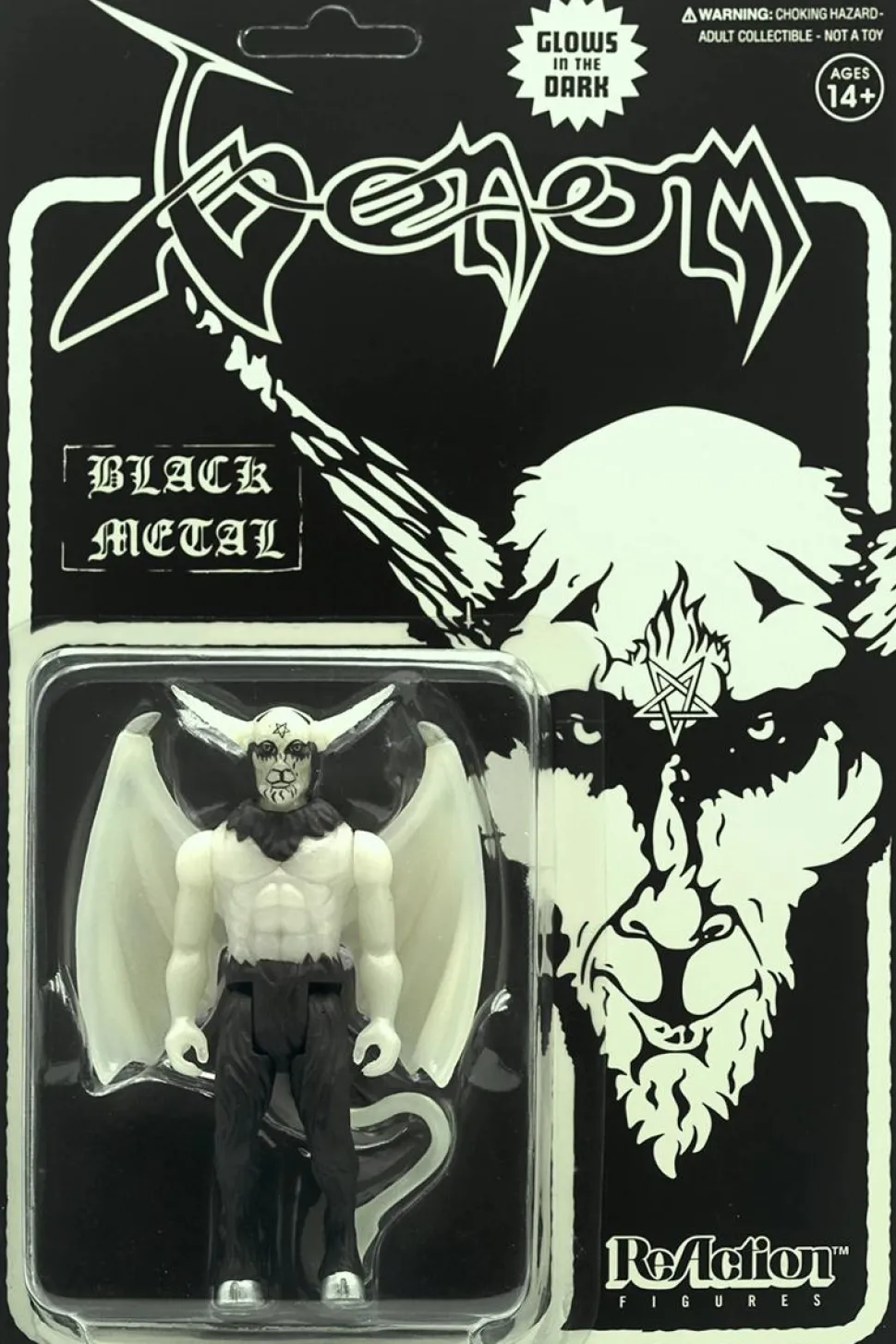 Venom - Black Metal Demon Glow in the Dark ReAction 3.75” Action Figure