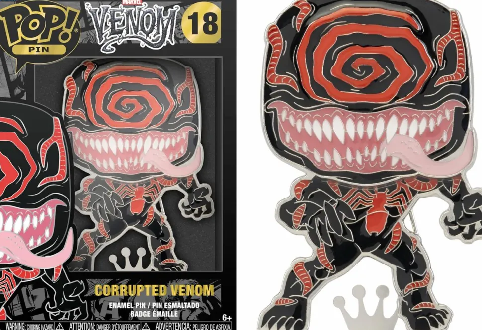 Venom - Corrupted Venom 4” Pop! Enamel Pin