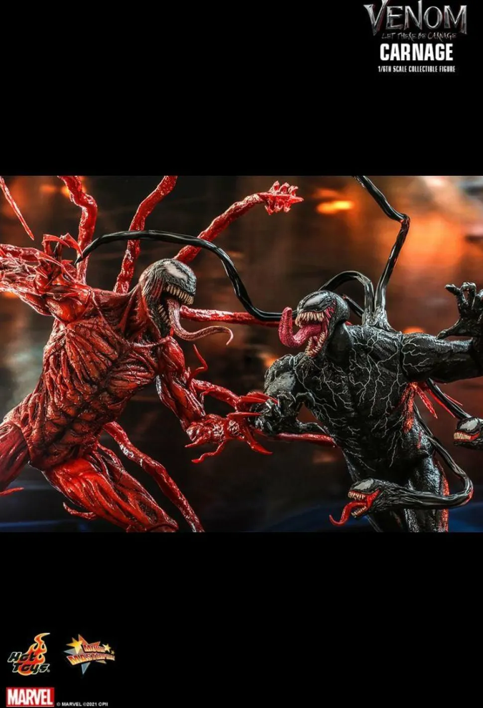 Venom: Let There Be Carnage - Carnage Deluxe 1/6th Scale Hot Toys Action Figure