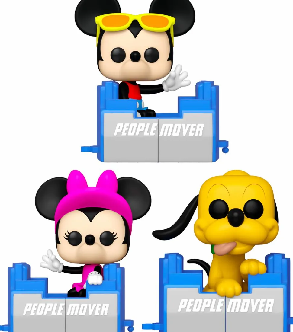 Walt Disney World - PeopleMover 50th Anniversary Pop! Vinyl Bundle (Set of 3)