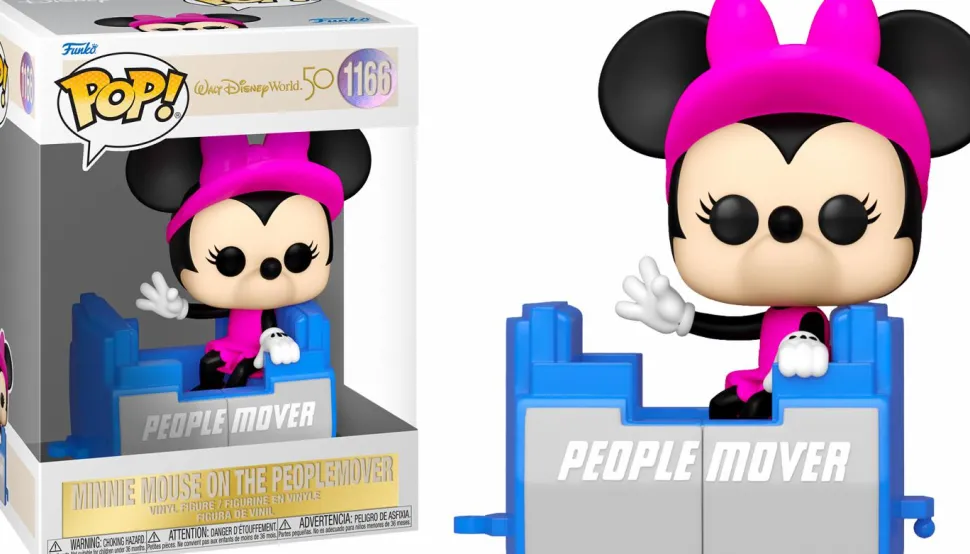 Walt Disney World - PeopleMover 50th Anniversary Pop! Vinyl Bundle (Set of 3)