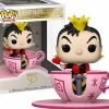 Walt Disney World: 50th Anniversary - Queen of Hearts with Mad Tea Party Teacup Attraction Pop! Rides Vinyl Figure