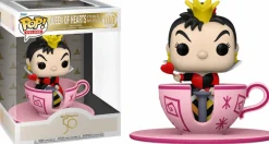 Walt Disney World: 50th Anniversary - Queen of Hearts with Mad Tea Party Teacup Attraction Pop! Rides Vinyl Figure