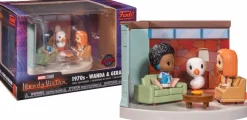 WandaVision - 1970s Wanda & Monica in Living Room Diorama Mini Moments Vinyl Figure