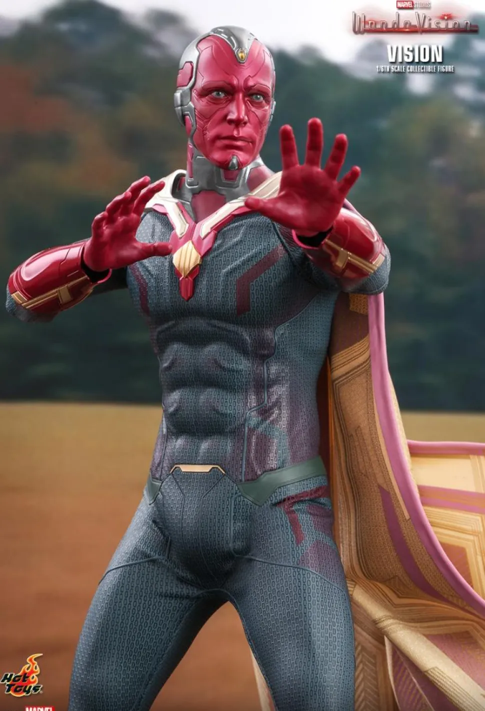 WandaVision - Vision, The Vision & The Scarlet Witch 1/6th Scale Hot Toys Action Figure Bundle (Set of 3)