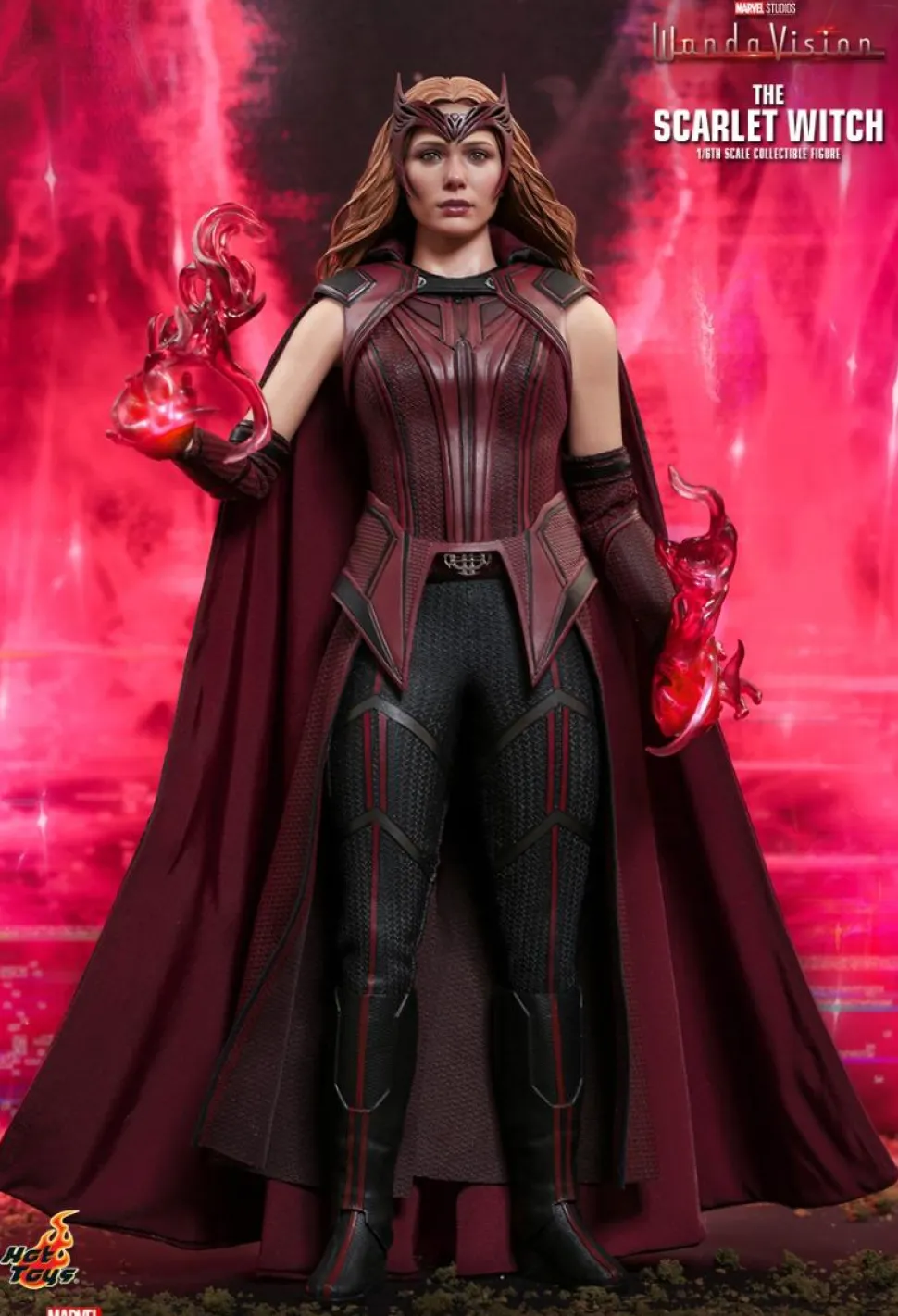 WandaVision - Vision, The Vision & The Scarlet Witch 1/6th Scale Hot Toys Action Figure Bundle (Set of 3)