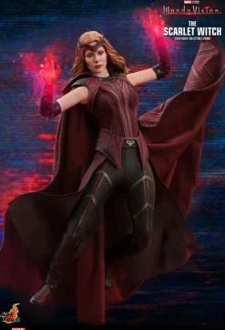 WandaVision - Vision, The Vision & The Scarlet Witch 1/6th Scale Hot Toys Action Figure Bundle (Set of 3)