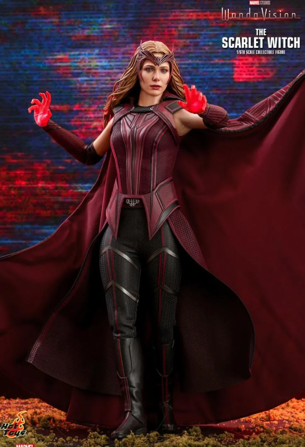 WandaVision - Vision, The Vision & The Scarlet Witch 1/6th Scale Hot Toys Action Figure Bundle (Set of 3)
