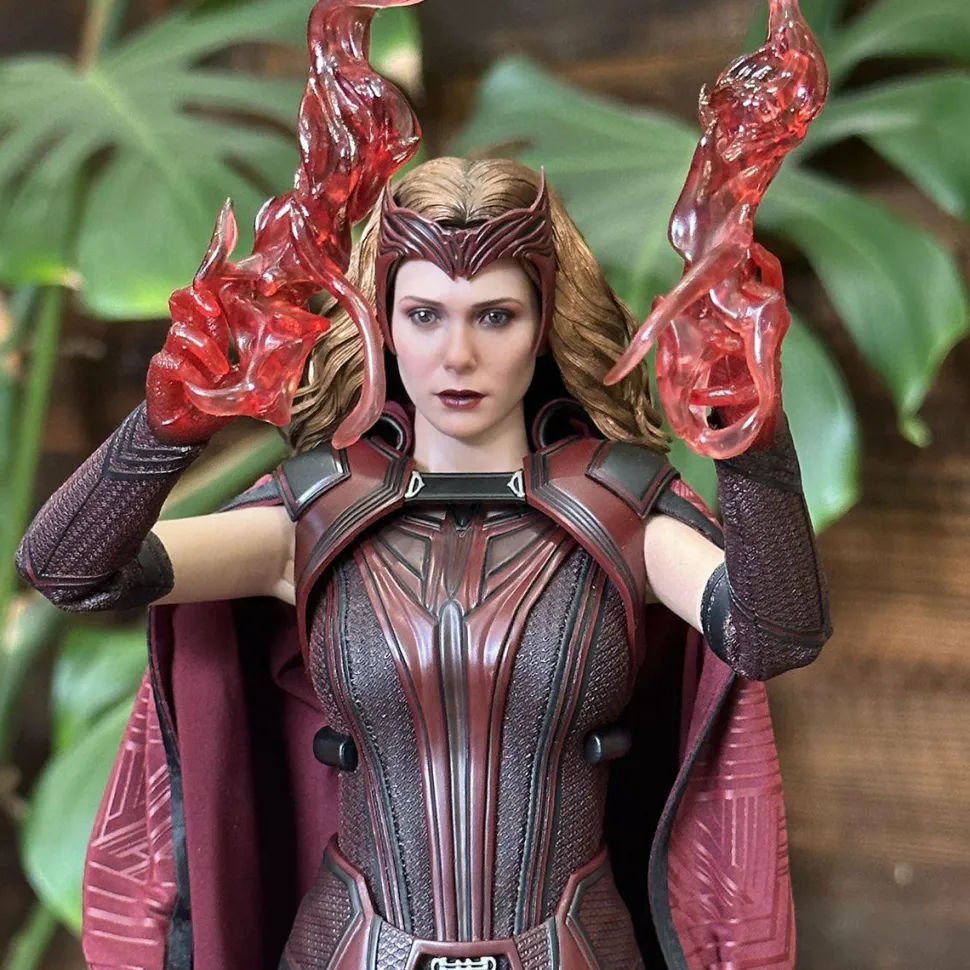 WandaVision - Vision, The Vision & The Scarlet Witch 1/6th Scale Hot Toys Action Figure Bundle (Set of 3)