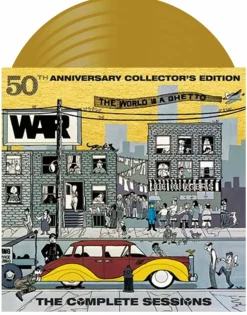 War - The World Is A Ghetto 50th Anniversary Collector’s Edition 5xLP Vinyl Record (2023 Record Store Day Black Friday Exclusive Gold Coloured Vinyl)