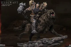 Warcraft - Blackhand Riding Wolf 10” Statue