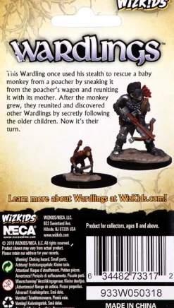 Wardlings - Boy Rogue & Monkey Pre-Painted Miniature Figure 2-Pack (Wave 2)