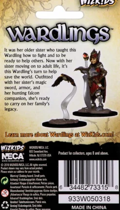 Wardlings - Girl Fighter & Hunting Falcon Pre-Painted Miniature Figure 2-Pack (Wave 2)