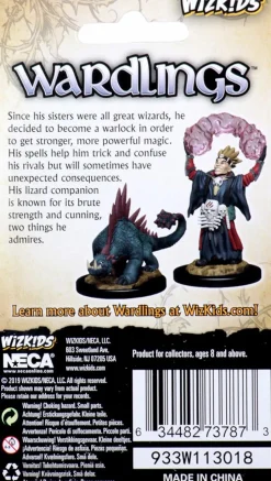 Wardlings - Warlock & Lizard Pre-Painted Miniature Figure 2-Pack (Wave 3)