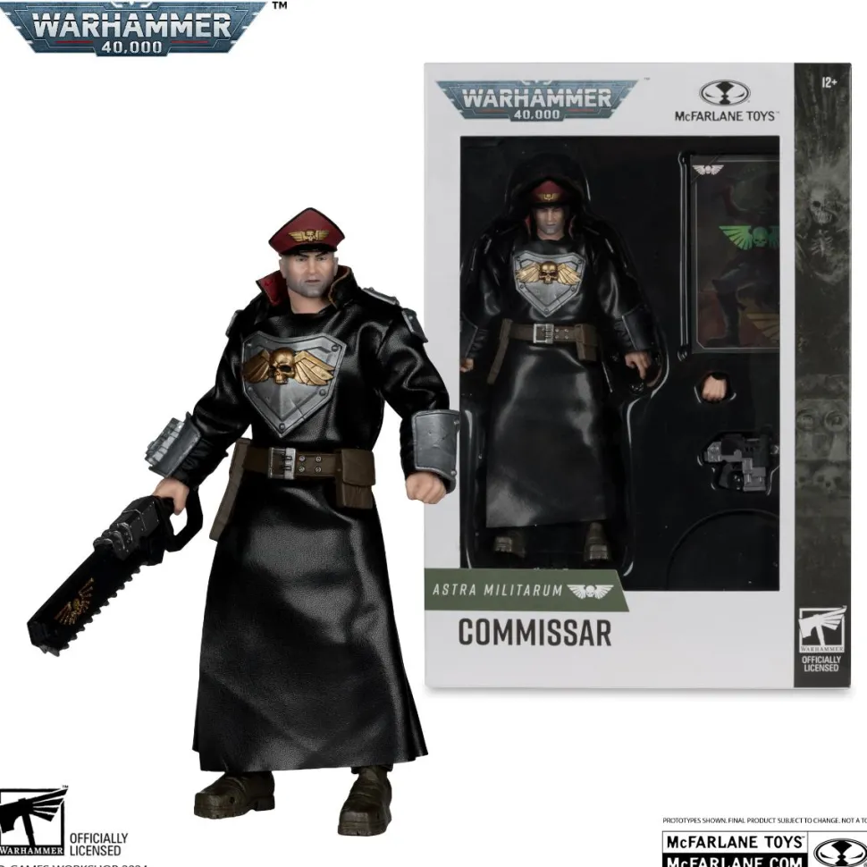 Warhammer 40,000 - Astra Militarum Commissar 7" Scale Action Figure