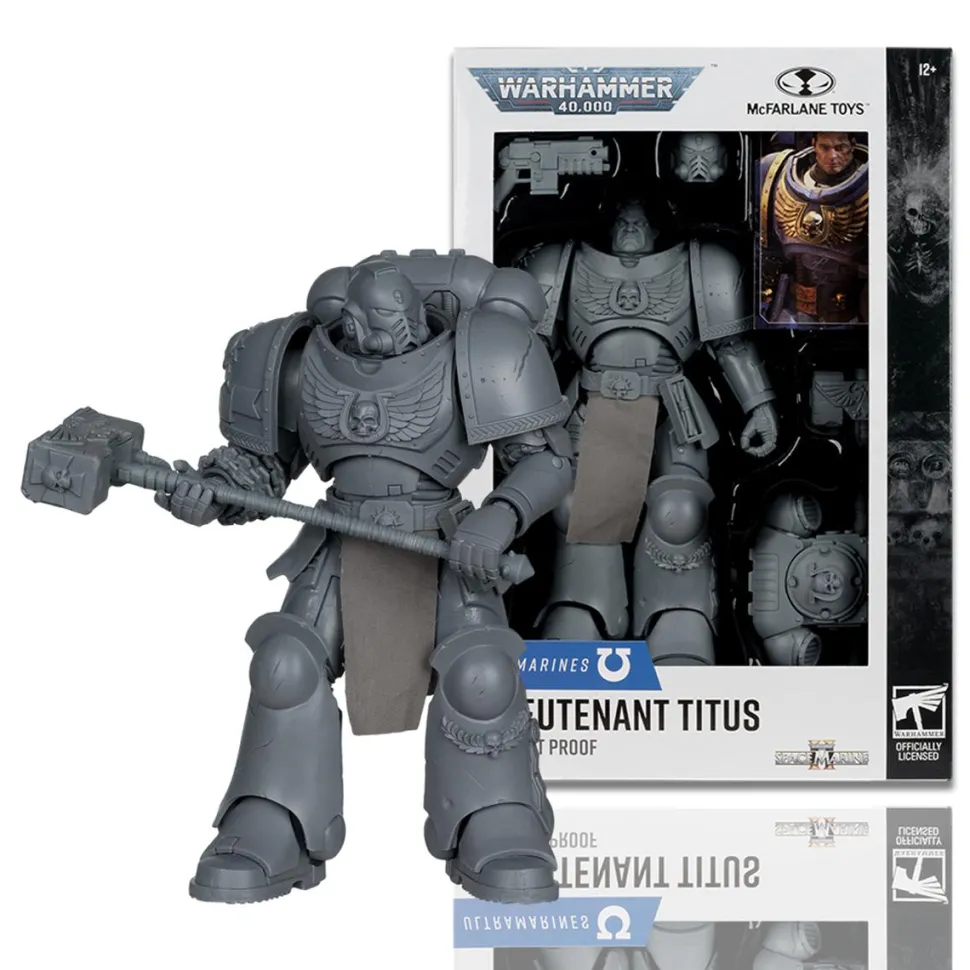 Warhammer 40,000: Space Marine 2 - Ultramarines Lieutenant Titus Artist Proof 7" Scale Action Figure
