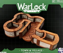 WarLock Tiles - Town & Village 1" Angles & Curves Expansion Pack