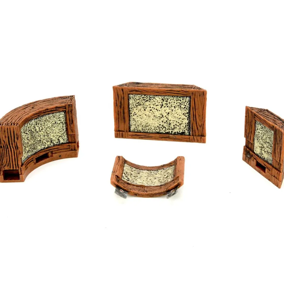 WarLock Tiles - Town & Village 1" Angles & Curves Expansion Pack