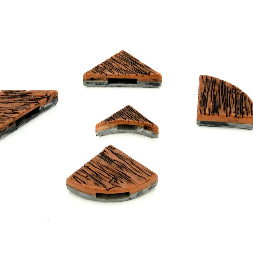 WarLock Tiles - Town & Village 1" Angles & Curves Expansion Pack