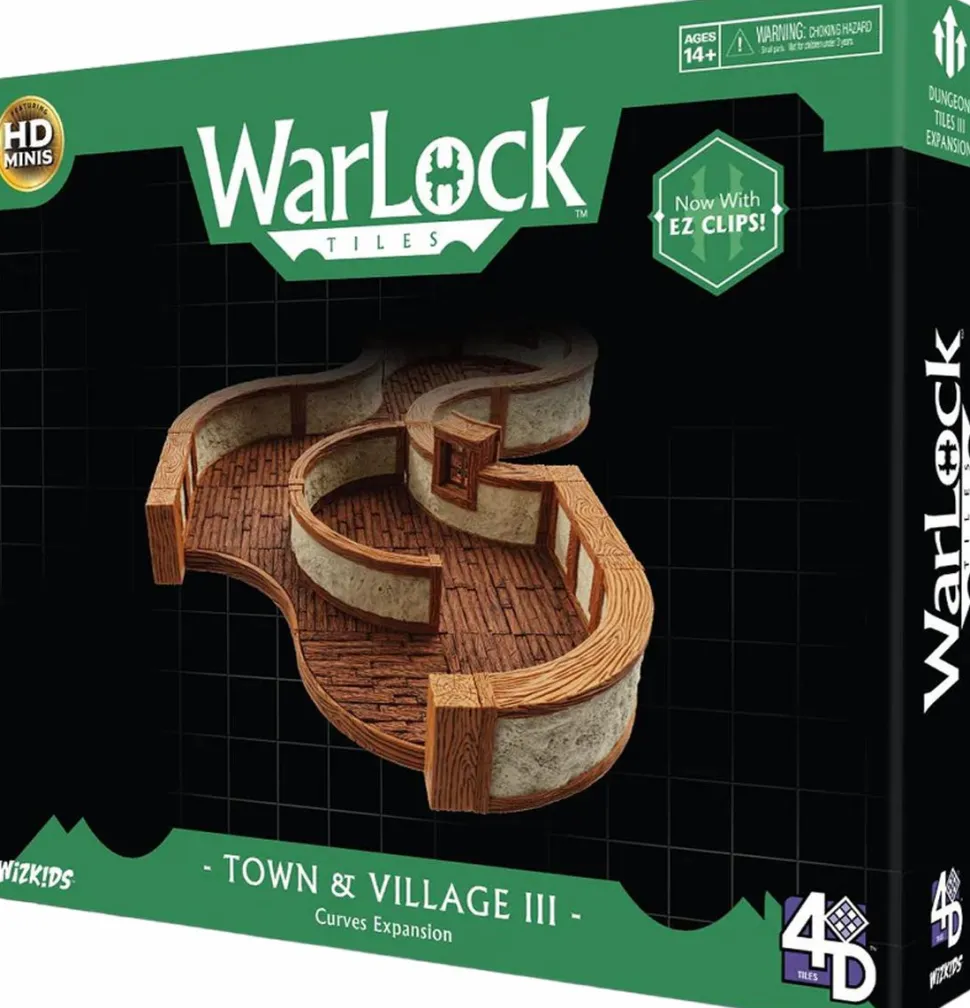 WarLock Tiles - Town & Village III Curves Expansion Pack
