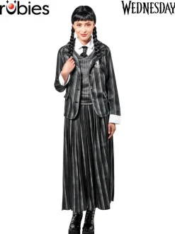 Wednesday (2022) - Nevermore Academy Black Uniform Deluxe Women's Adult Costume