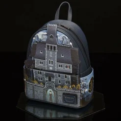 Wednesday (2022) - Nevermore Academy Castle Glow in the Dark 10" Faux Leather Mini Backpack