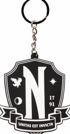 Wednesday (2022) - Nevermore Crest Keychain