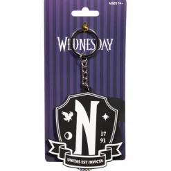 Wednesday (2022) - Nevermore Crest Keychain