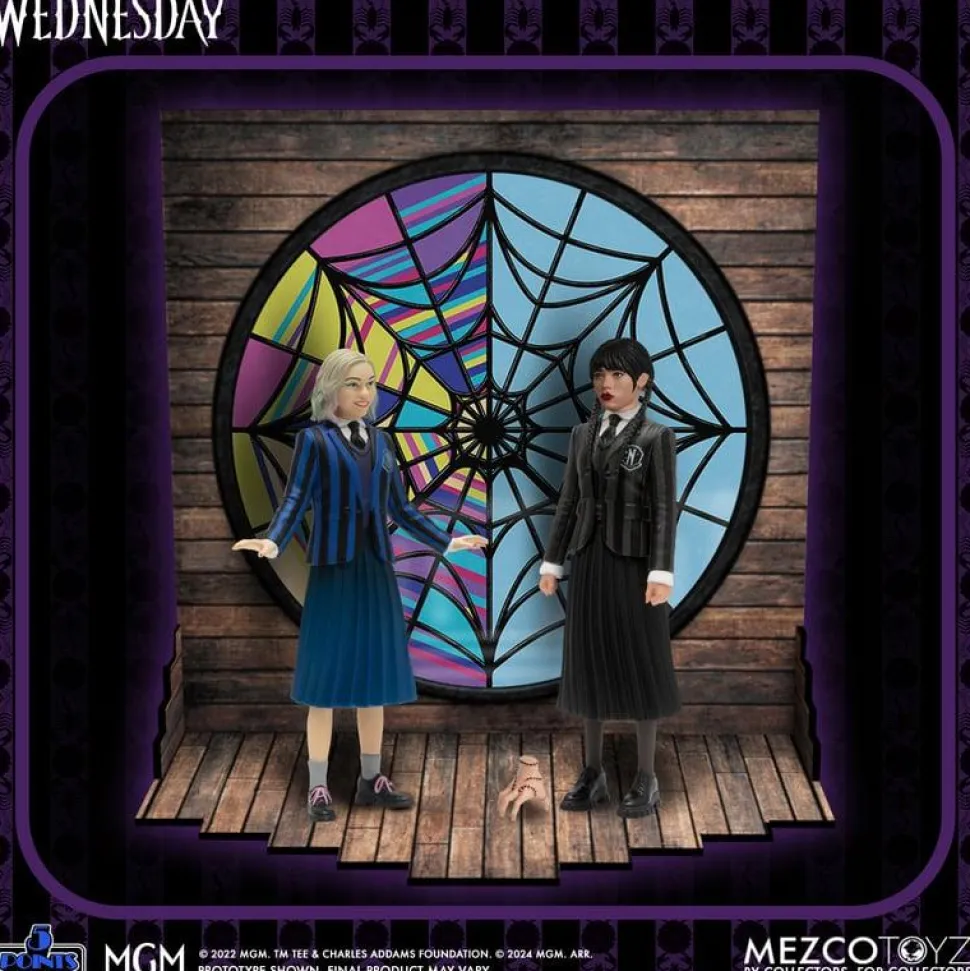 Wednesday (2022) - Wednesday & Enid 5 Points 3.75" Scale Action Figure Boxed Set