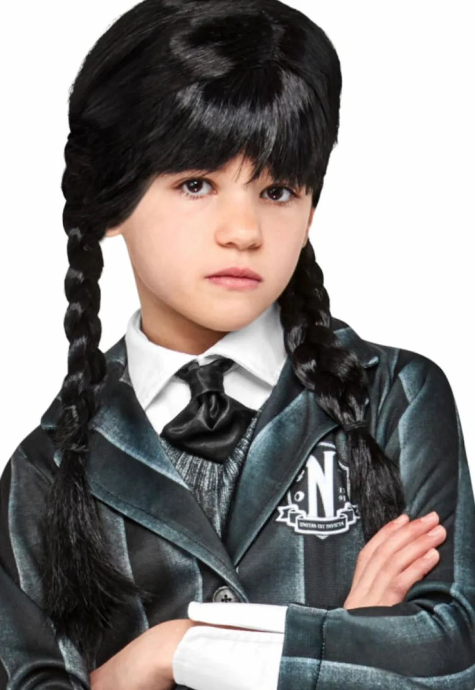 Wednesday (2022) - Wednesday Addams Child Wig (One Size Fits Most)