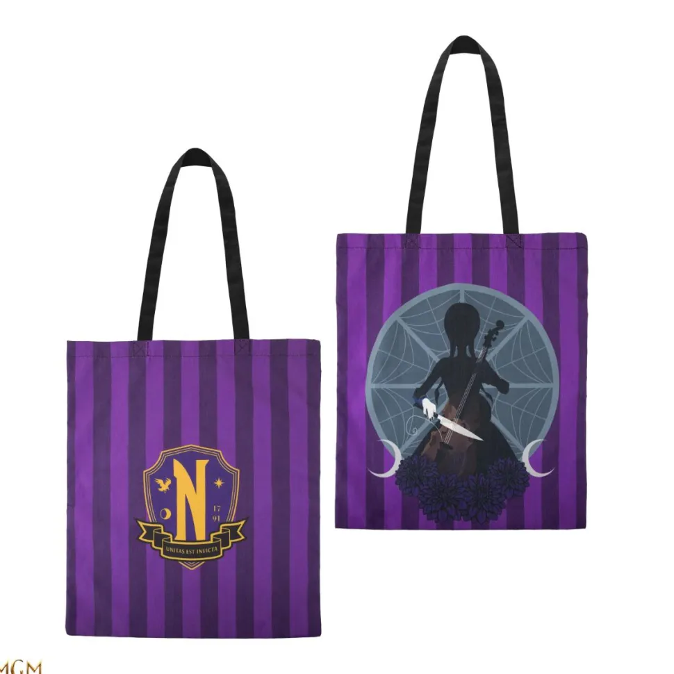 Wednesday (2022) - Wednesday with Cello 16" Tote Bag