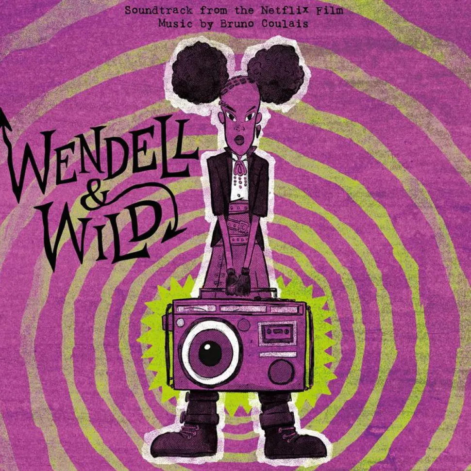 Wendell & Wild (2022) - Original Soundtrack LP Vinyl Record ("Demon" Swirl Coloured Vinyl)
